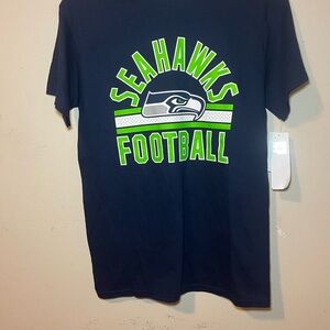NFL Seahawks Navy and Green T-Shirt